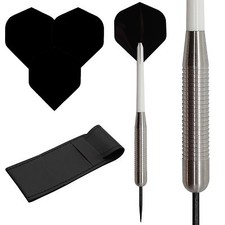 40g Heavy Weight Tungsten dart, Standard dart flights,stems, case!