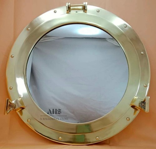 Brass porthole nautical - porthole, cabin
