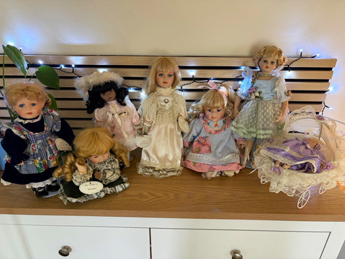 Porcelain doll bundle - bundle, x8