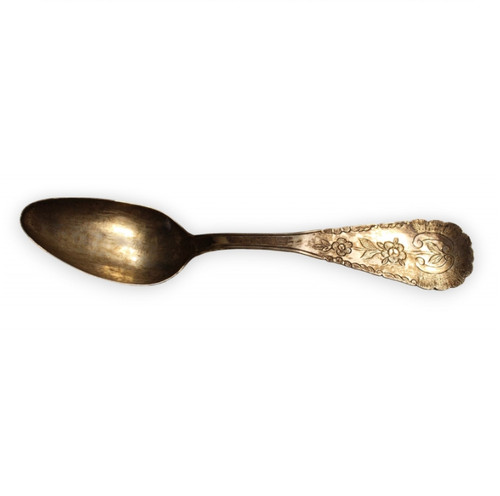Antique dutch silver engraved - silver,