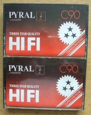 Two vintage pyral blank audio - blank,