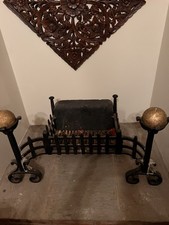 Vintage Antique Fire Basket