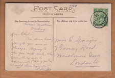 Mullion, Cornwall - Single circle postmark 1913 - Mullion Cove