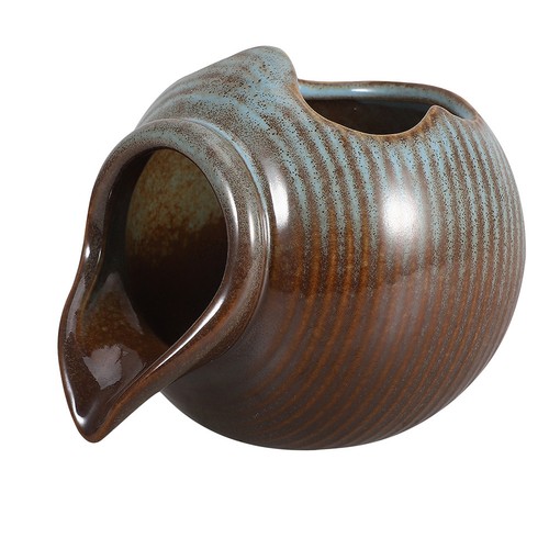 Ceramic pot statue - statue, pond
