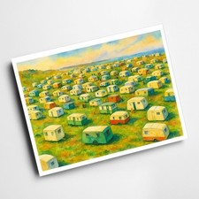 A4 PRINT - The Caravan Site