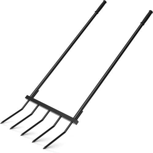 Broadfork garden tool - broadfork,