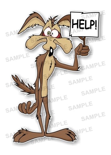 Wile coyote help - wile,
