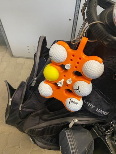 Golf ball and tee holder - ball,