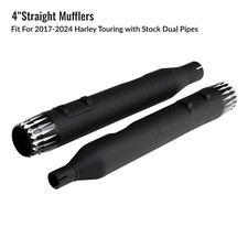 4.0" Slip-On Straight Mufflers