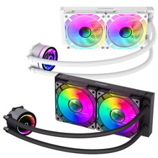 GameMax Ice Chill 240 AIO ARGB Water Cooler Desktop PC CPU Liquid Cooling System