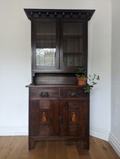 Antique Liberty of London Bookcase Dresser Arts And Crafts / Art Nouveau 