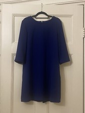 GOAT ROYAL BLUE DRESS PERFECT FOR SMART OCCASION WORK  UK14 US 10 NETAPORTER