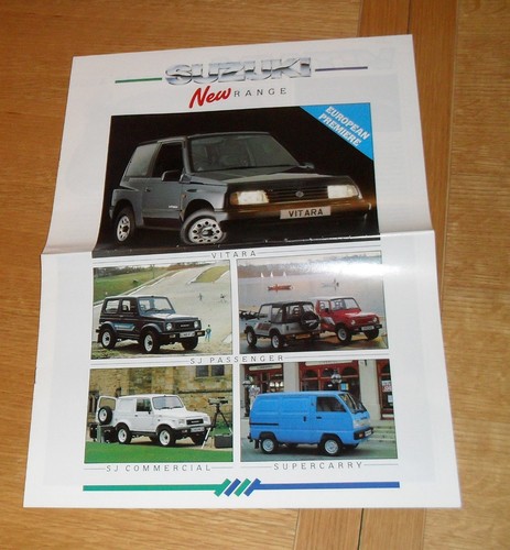 Suzuki range brochure - brochure, 1988