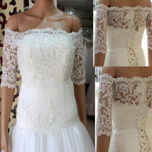 Beaded lace wedding bolero - wedding,