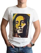 Bob Marley Men's T-Shirt Original Pop Art Painting Holiday Reggae Music Gift
