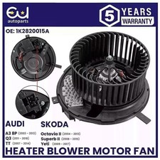 HEATER BLOWER MOTOR FAN FOR AUDI A3 8P Q3 TT MK2 SKODA OCTAVIA SUPERB MK2 YETI