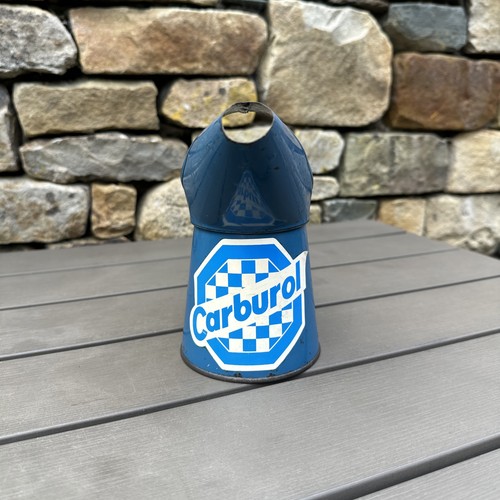 Vintage blue carburol metal - vintage,