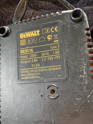 Dewalt de9116 type - dewalt, power