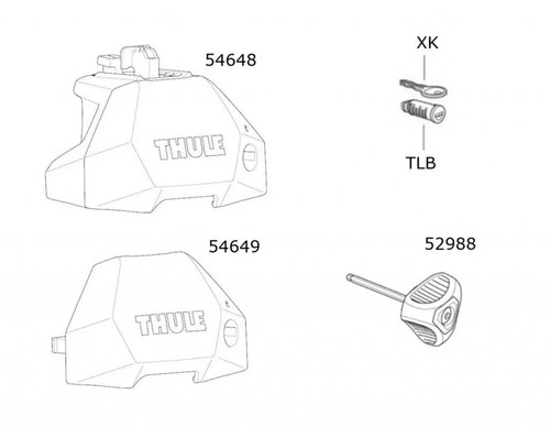 Thule footpack 7107 spare - thule,