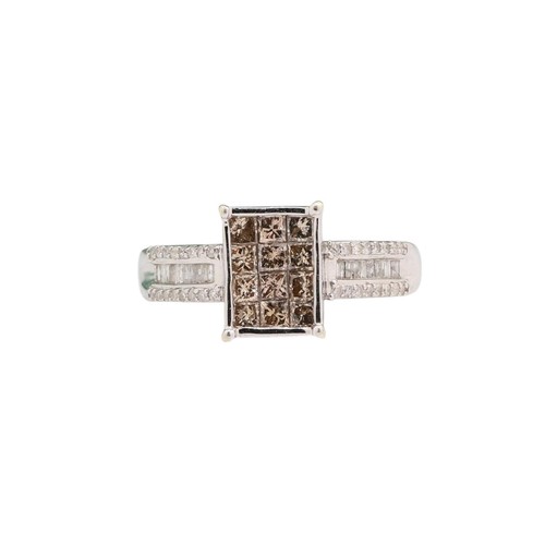 00ctw cognac white diamond - &,