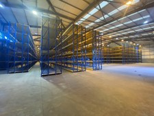 Provost pallet racking 6.8m uprights x 3.6m Beams | Chip board | COMPLETE BAY