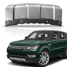 Front Silver ABS Skid Plate