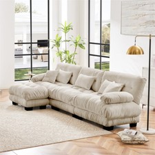 134" Sectional Sofa Oversized