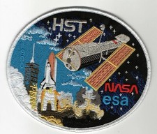 NASA ESA Hubble Telescope HST Launch Commemorative 5" Patch (Artist Tim Gagnon) 