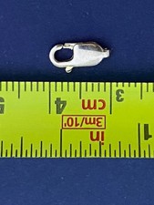 9ct yellow Gold 375 lobster clasp 10mm used bracelet chain repairs Not scrap