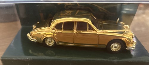 Corgi gold plated jaguar - corgi, 2