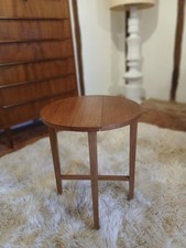 Mid Century Teak Folding Side Table Plant Table Poal Hundevad 1960s