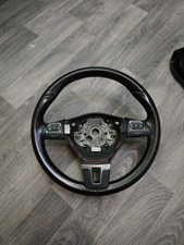 VOLKSWAGEN PASSAT B7/CC/GOLF LEATHER MULTIFUNCTION STEEERING WHEEL 3C8419091BE