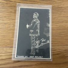 “THUMBS UP - KEEP SMILING - CHAS DENVILLE” EARLY 1900s PEARLY KING POSTCARD