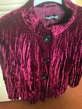 GERRY WEBBER SMART RUBY VELVET  LINED EVENING JACKET IN SIZE 20 .