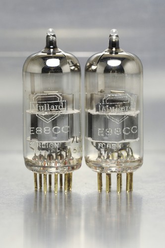 Mullard e88cc valves tubes - 2x,