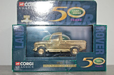 CORGI 07103 GOLD PLATED LAND ROVER - LIMITED EDITION - CORGI 50 YEARS