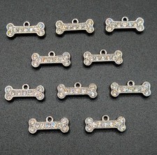 10x Sparkle Silver Zinc Alloy