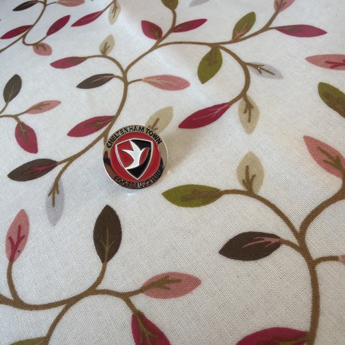 Cheltenham town pin badge - town,