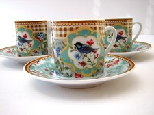 ''Bluebird' Pattern Set of Six