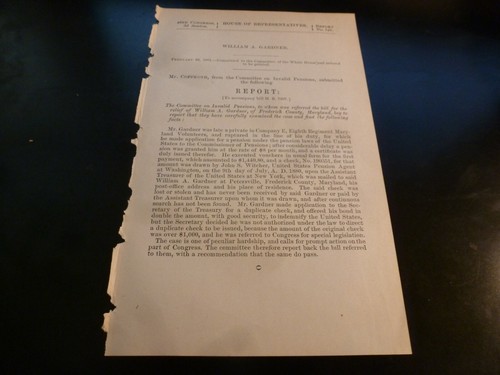 Government report 1881 - 1881, william