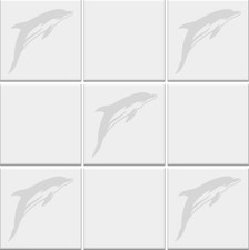 Bathroom Tile Stickers DOLPHIN