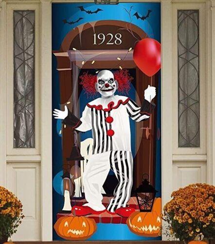 Halloween clown door - door, cover