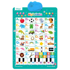 Interactive Alphabet Wall Chart Talking ABC Electronic Poster Toy Learning Presc
