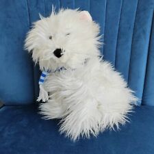 Russ Berrie West Highland Terrier Fluff Dog Plush Soft Toy White Westie
