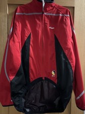 ⭐️ B Twin Cycling Jacket Size EUR L. Great Condition. Red & Black.