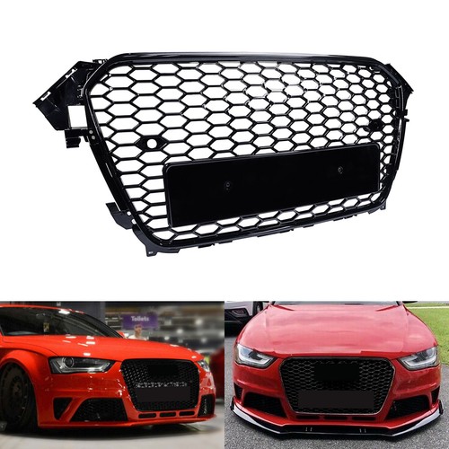 1pc gloss black - black, honeycomb
