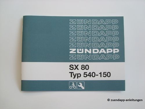 User manual zündapp 80 - zündapp,