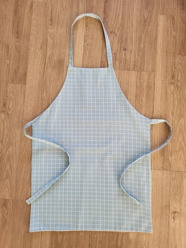 Handmade light blue - , checked