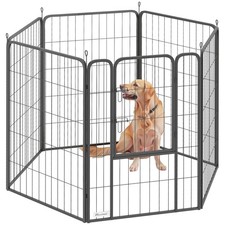 PawHut Six-Panel Dog Playpen