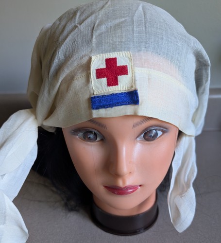 Vintage wwii red cross linen - vintage,